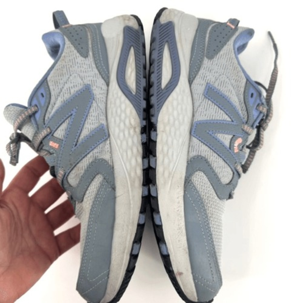 New Balance 410 V7 Trail Running‎ Sneaker Womens 11 Blue Grey WT410LG7 Gorpcore - Picture 6 of 12